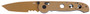 CRKT M16-14XD M16 14XD 3.97" Folding Tanto Part Serrated FDE TiNi 1.4116 SS Blade, FDE G10 Handle