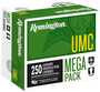 Remington Ammunition 23777 UMC Mega Pack 9mmLuger 115gr Full Metal Jacket 250 Per Box/4 Case