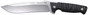 Cold Steel CSFX65RZR Razor Tek  EDC 6.50" Fixed Clip Point Plain Satin 4116 Krupp SS Blade, 6.13" Black Textured