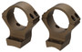 Browning 12542 X-Bolt Scope Mount System X-Lock Burnt Bronze Cerakote Aluminum 34mm Tube, High Rings