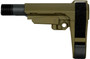 SB Tactical SBA3X04SB SBA3 X Synthetic OD Green 5-Position Adjustable for AR-Platform (Tube Not Included)
