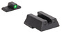Meprolight USA 415453111 Hyper-Bright  Green Tritium Green Outline Front Sight-Green Tritium Black Outline Rear Sight HK VP9/HK45/HK45C