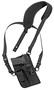 GrovTec US Inc GTHL15105R Trail Pack  Shoulder Black Nylon Harness Fits Large Semi-Auto Fits 4.50-5" Barrel Right Hand