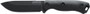 Ka-Bar BK16 Becker  4.38" Fixed Drop Point Plain Black 1095 Cro-Van Blade, Black Ultramid Handle, Includes Sheath