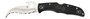 Spyderco C12SBK2W Matriarch 2  3.57" Folding Reverse S Serrated Satin VG-10 SS Blade/Black Bi-Directional Texturing FRN Handle Includes Pocket Clip