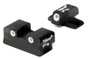 Trijicon 600448 Bright & Tough Night Sights  Green/Tritium White Outline Front Sight-Green/Tritium White Outline Rear Sight Sig Sauer P225/P226/P228 #8 Front/#8 Rear