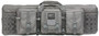 Bulldog BDT6037SG BDT Tactical Double 37" Seal Gray Nylon, 3 Accessory Pockets, Deluxe Padded Backstraps Lockable Zippers, Padded Internal Divider