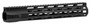 Wilson Combat TRMLOK12 M-LOK Rail  AR-15 Black Hardcoat Anodized 6005A-T5 Aluminum 12.60" M-LOK