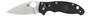 Spyderco C101PBK2 Manix 2 Lightweight 3.37" Folding Plain Satin CTS BD1 SS Blade/Black Bi-Directional Texturing FRCP Handle Includes Pocket Clip
