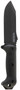 Ka-Bar BK10 Becker Crewman 5.50" Fixed Clip Point Plain Black 1095 Cro-Van Blade, Black Ultramid Handle, Includes Sheath
