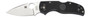 Spyderco C41PBK5 Native 5 Lightweight 2.95" Folding Spear Point Plain CPM S35VN SS Blade Black Bi-Directional Texturing FRN Handle Includes Pocket Clip