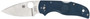 Spyderco C41PCBL5 Native 5 Lightweight 2.95" Folding Spear Point Plain CPM SPY27 SS Blade Cobalt Blue FRN Handle Includes Pocket Clip