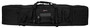 GPS Bags DRC55 Double Rifle Case Black 600D Polyester w/ 2 Padded Pistol Sleeves MOLLE Webbing & Lockable Zippers
