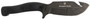 Templar Knife HBK321 Reagan Field Dressing 4.60" Fixed Gut Hook Plain Powder Coated D2 Steel Blade/ 4.55" Black G10 Handle