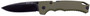 Cold Steel CSFL40AT Swift III EDC 4" Folding Plain Black PVD CPM M4 Steel Blade, OD Green Textured G10 Handle, Presentation Box