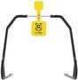 Caldwell 1196226 Daul Spinner  Yellow AR500 Steel 3/8" Thick Standing Target Includes 5" & 8" Plates