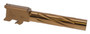 Rival Arms RARA20S201C Precision V1 Match Grade 9mm Luger 4.25" Spiral Fluted Bronze PVD Stainless Steel, Fits S&W M&P