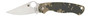 Spyderco C81GPCMO2 Para Military 2  3.45" Folding Drop Point Plain CPM S45VN SS Blade Camo G10 Handle Includes Pocket Clip