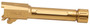 True Precision Inc TPP365BXTG Sig P365  9mm 3.10" Threaded Gold TiN Stainless Steel, Fits Sig P365/P365 SAS/P365X
