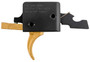 CMC Triggers 91501GF Drop-In Gold Finger Single-Stage Curved Trigger w/ 3-3.50 lbs Draw Weight & Gold Finish