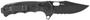 S.O.G SOG12210557 Seal XR 3.90" Folding Clip Point Part Serrated Black Cerakote S35VN SS Blade/Black GRN Handle Includes Belt Clip