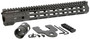 Midwest Industries MINF105 Night Fighter  10.50" M-LOK Black Hardcoat Anodized Aluminum Includes Barrel Wrench, Nut, & 5 Slot Rail
