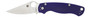 Spyderco C81GPDBL2 Para Military 2  3.42" Folding Plain Satin CPM S110V Blade/Dark Blue Textured G10 Handle Includes Pocket Clip