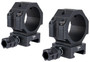 Trijicon AC22065 Scope Rings with Q-LOC Technology  Matte Black Aluminum 30mm Tube Medium