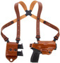 Galco MCII870 Miami Classic II Shoulder System Tan Full Grain Leather
