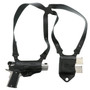 Galco MCII212B Miami Classic II Shoulder System Size Fits Chest Up To 56" Black Leather Harness Fits 1911 Fits 3.50" Barrel Right Hand