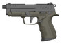 Retay USA RXP22ODBLKS13TH RXP 22 LR 13+1 4" Threaded Barrel, Black Cerakote Optic Ready/Serrated Slide, OD Green Cerakote Polymer Frame w/Accessory Rail, RMR/RMSc Footprint