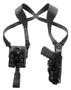 Galco VHS4212RB VHS 4.0 Shoulder System Black Leather Fits 1911 Fits 5" Barrel Ambidextrous