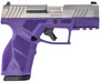 Taurus 1-GX2939DP-10 GX2  9mm Luger 10+1 3.37" Matte Stainless Steel Barrel, Matte Serrated Stainless Steel Slide, Dark Purple Polymer Frame w/Picatinny Rail, Polymer Grip
