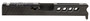 True Precision Inc TPG19SBCRMR Axiom Optic Cut Slide Fits Glock 19 Gen1-3 Black DLC Anodized 416R Stainless Steel