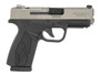 Bersa BP9DTCCOR BPCC  Sub-Compact 9mm Luger 8+1 3.30" Black Barrel, Nickel Steel Optic Ready/Serrated Slide, Black Polymer Frame w/Accessory Rail, Textured Grip, RMSc Footprint
