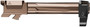 Radian Weapons R0845 Ramjet & Afterburner Combo 9mm Luger Compatible w/ Glock 48, Bronze Stainless Steel