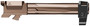 Radian Weapons R0834 Ramjet & Afterburner Combo 9mm Luger Compatible w/Glock 19 Gen4, Bronze Stainless Steel