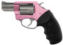 Charter Arms 93830 Undercover Southpaw 38 Special, 5 Shot 2" Matte Stainless Steel Barrel & Cylinder, Pink Aluminum Frame w/Black Finger Grooved Rubber Grip, Exposed Hammer
