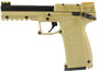 Kel-Tec PMR30TAN10 PMR30  22 WMR 10+1 4.30" Black Fluted Steel Barrel, Black/Tan Serrated Slide, Tan Polymer Frame w/Picatinny Rail, Tan Textured Polymer Grip