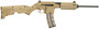 Kel-Tec SU22CATAN SU22  Full Size 22 LR 26+1 16.10" Black Threaded Barrel, Tan Picatinny Rail Polymer Receiver, Tan Synthetic w/Storage Compartment Stock