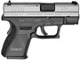 Springfield Armory XD9821 XD *CA Compliant Sub-Compact Frame 9mm Luger 10+1, 3" Black Melonite Steel Barrel, Serrated Stainless Steel Slide, Black Polymer Frame w/Picatinny Rail