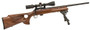 Crickett KSA20030 Model 722 Varmint Package Youth 22 LR 7+1 20" Blued Bull Barrel, Blued Steel Receiver, Fixed Thumbhole Walnut Stock, Includes Simmons 3-9x40mm Scope, Bipod, Case & Scope Rings