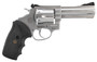 Rossi 2RM649 RM64  357 Mag 6 Shot 4" Matte Stainless Steel Barrel, Cylinder & Frame Textured Black Rubber Grip