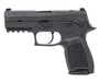 Sig Sauer 320C9BSSPMSMA P320 *MA Compliant Compact 9mm Luger 10+1 3.90" Black DLC Barrel, Black Nitron Stainless Steel Optic Ready/Serrated Slide, Black Stainless Steel Frame w/Picatinny Rail, Texture
