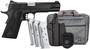 Kimber Mfg.,inc 3700812 Custom LW Club Bundle 45ACP 7+1 5" Front Serrations Stainless Slide KimPro Black F/S Rubber Grip