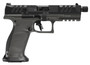 Walther Arms 2871971 PDP Pro SD Full Size 9mm Luger 10+1 5.10" Black Threaded Barrel, Black Optic Ready/Serrated Slide, Tungsten Gray Polymer Frame w/Picatinny Rail, Textured Polymer Grip