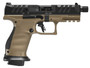 Walther Arms 2880008 PDP Pro SD Compact 9mm Luger 10+1 4.60" Black Threaded Barrel, Black Optic Ready/Serrated Slide, Flat Dark Earth Polymer Frame w/Picatinny Rail, Textured Polymer Grip