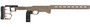 Mdt Sporting Goods Inc 116079FDE ACC Premier Gen2 Chassis Cerakote FDE Aluminum Fits Ruger American Rimfire 34.40" OAL