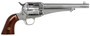 Taylors & Company 550389 1875 Army Outlaw 45 Colt (LC) Caliber with 7.50" Barrel, 6rd Capacity Cylinder, Overall White Engraved Finish Steel & Walnut Grip