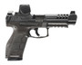 HK 81001373 VP9 A1 L w/Optic Full Size 9mm Luger 15+1 5" Black Steel Barrel & Long/Lightening Cut w/Vortex Defender ST Slide, Black Polymer Frame w/Picatinny Rail, Interchangeable Backstrap Grip, Ambi
